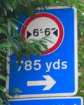 [6′-6″ width limit] 785 yards →